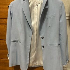 Tahari Sky Blue Blazer